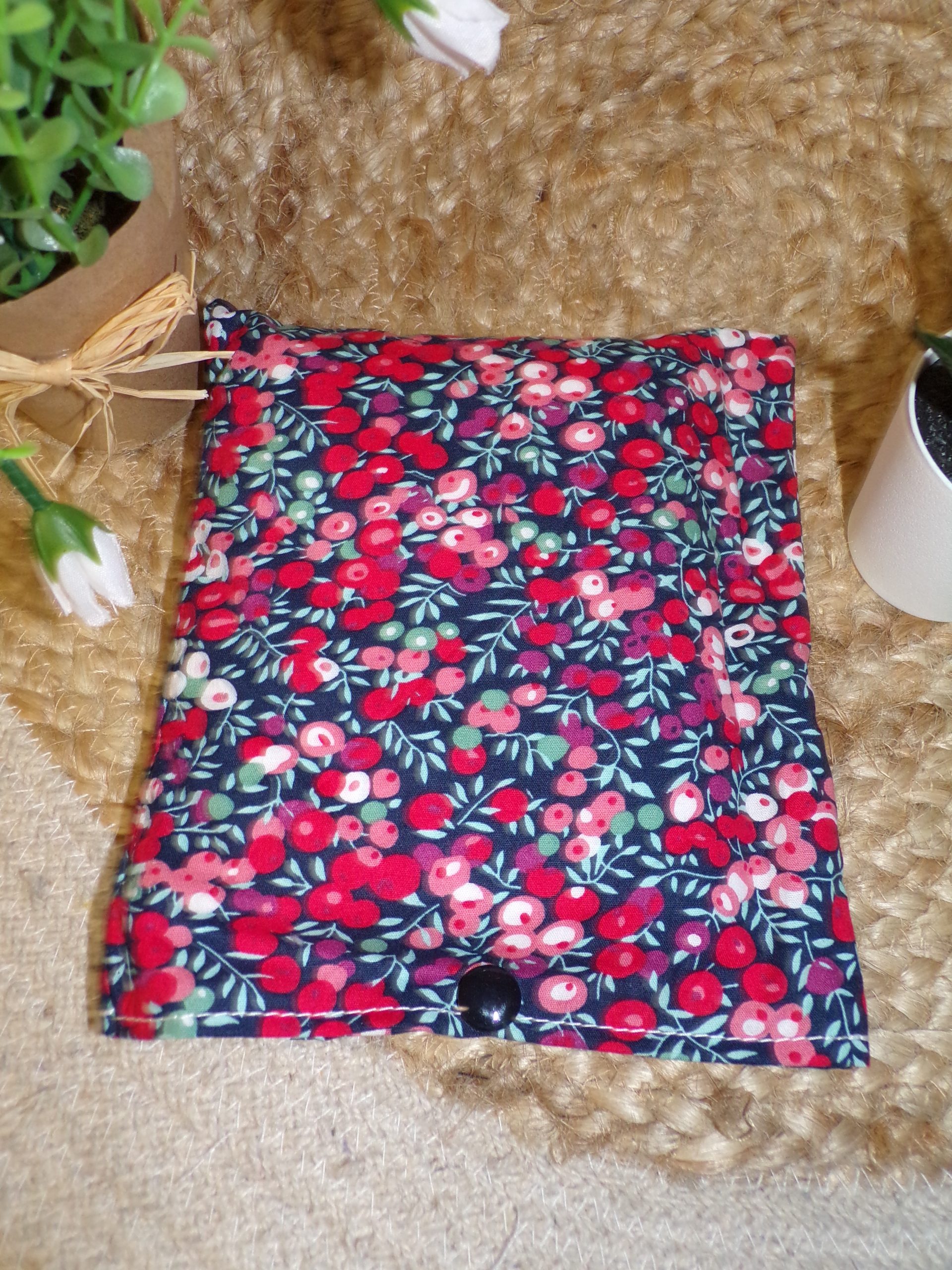 Bouillotte sèche avec pochette ( 3 coloris )