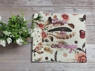 Livre de coloriage lavable 4 pages ( 8 coloris )