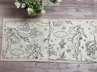 Livre de coloriage lavable 4 pages ( 8 coloris ) – Image 4