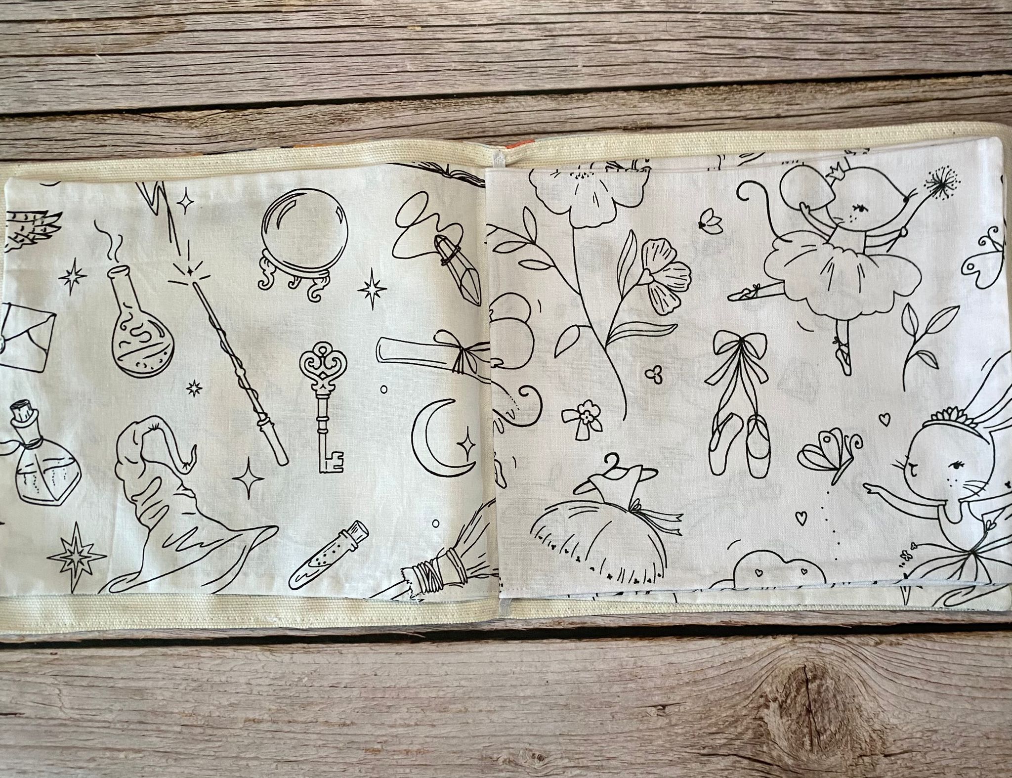 Livre de coloriage lavable 4 pages ( 8 coloris ) – Image 8