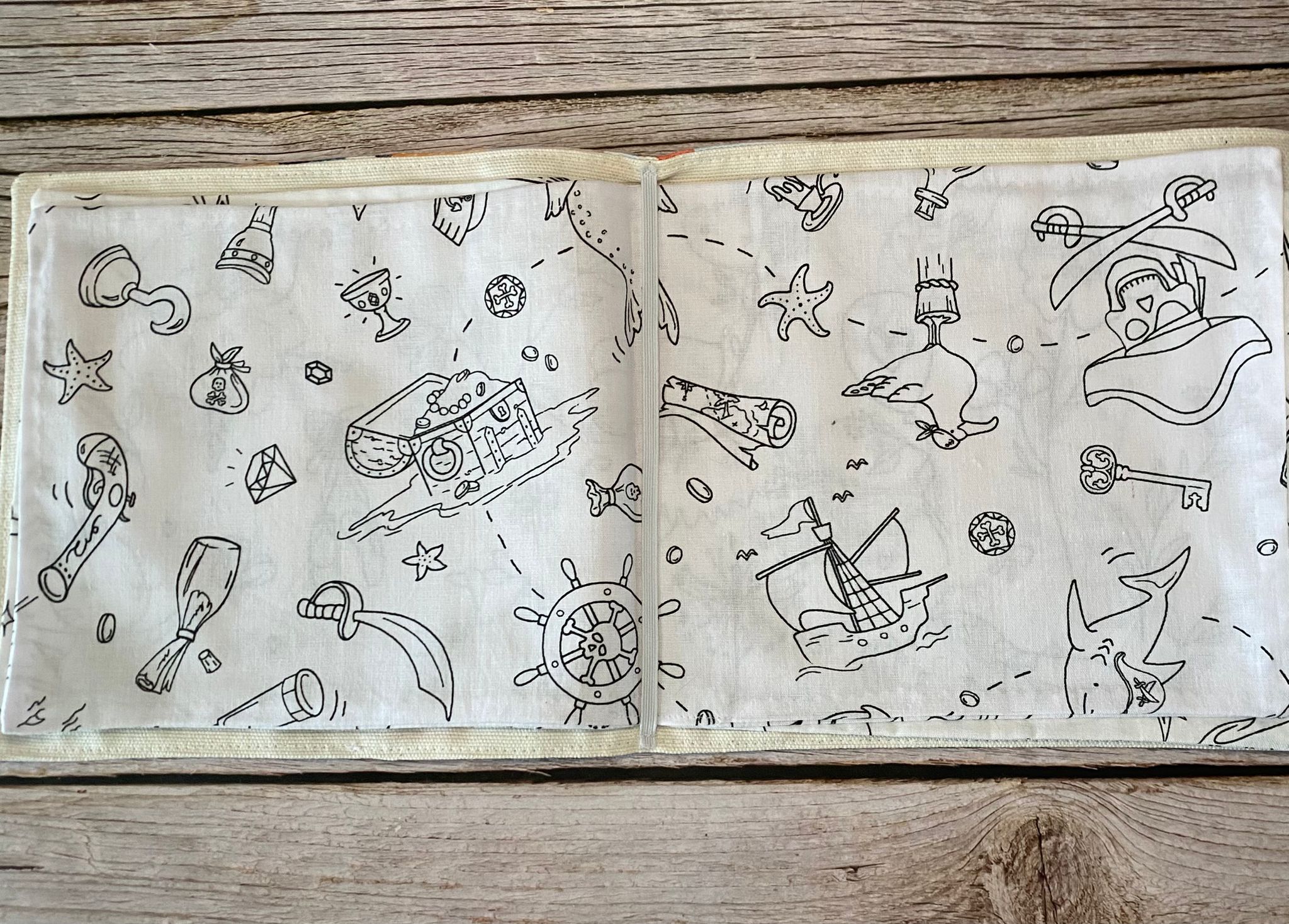 Livre de coloriage lavable 4 pages ( 8 coloris ) – Image 9
