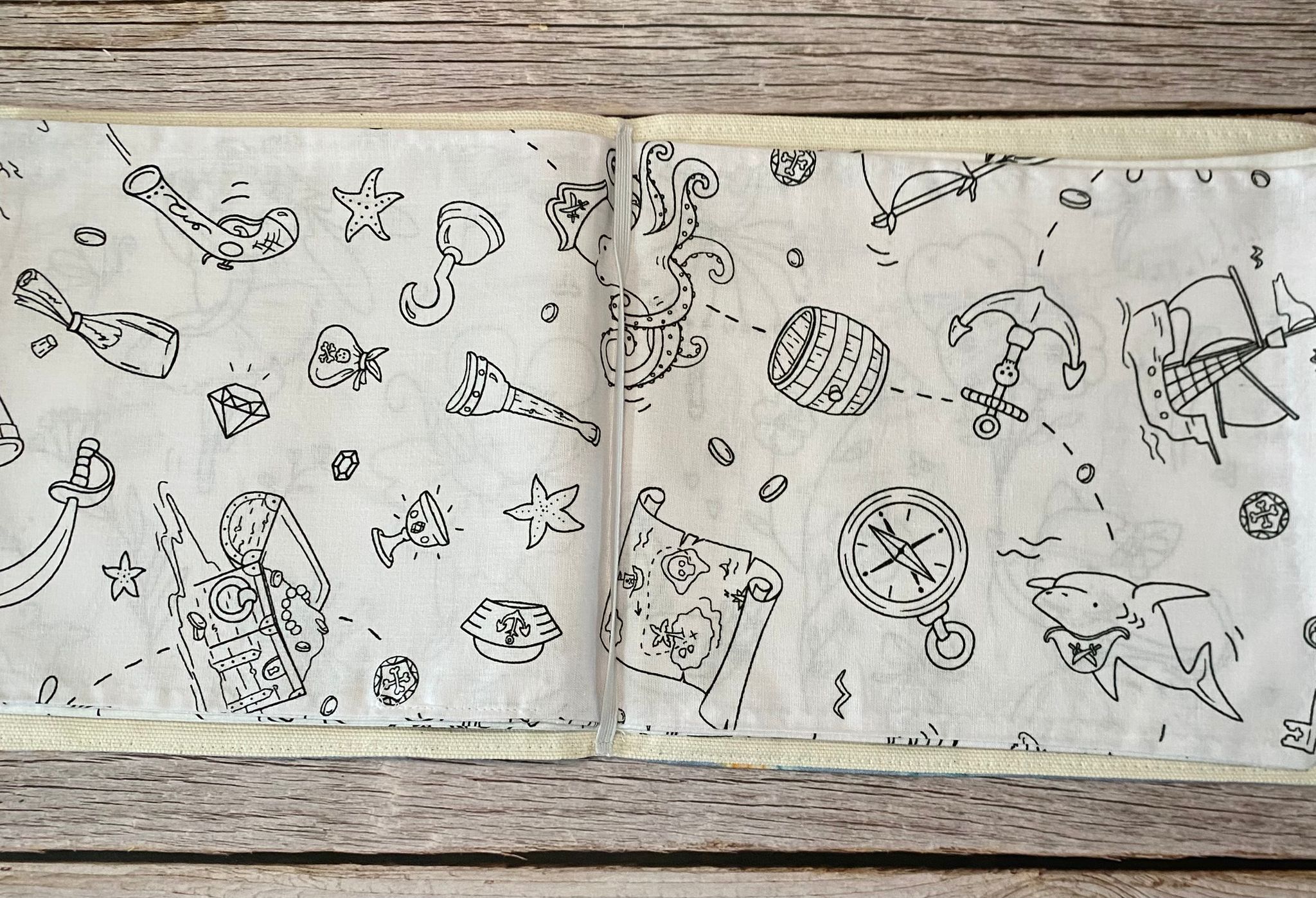 Livre de coloriage lavable 4 pages ( 8 coloris ) – Image 20