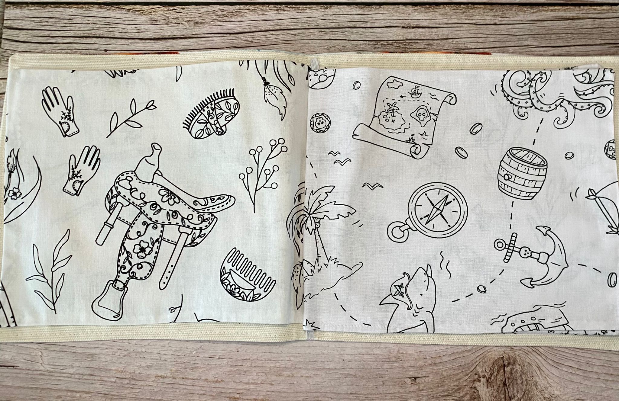 Livre de coloriage lavable 4 pages ( 8 coloris ) – Image 24