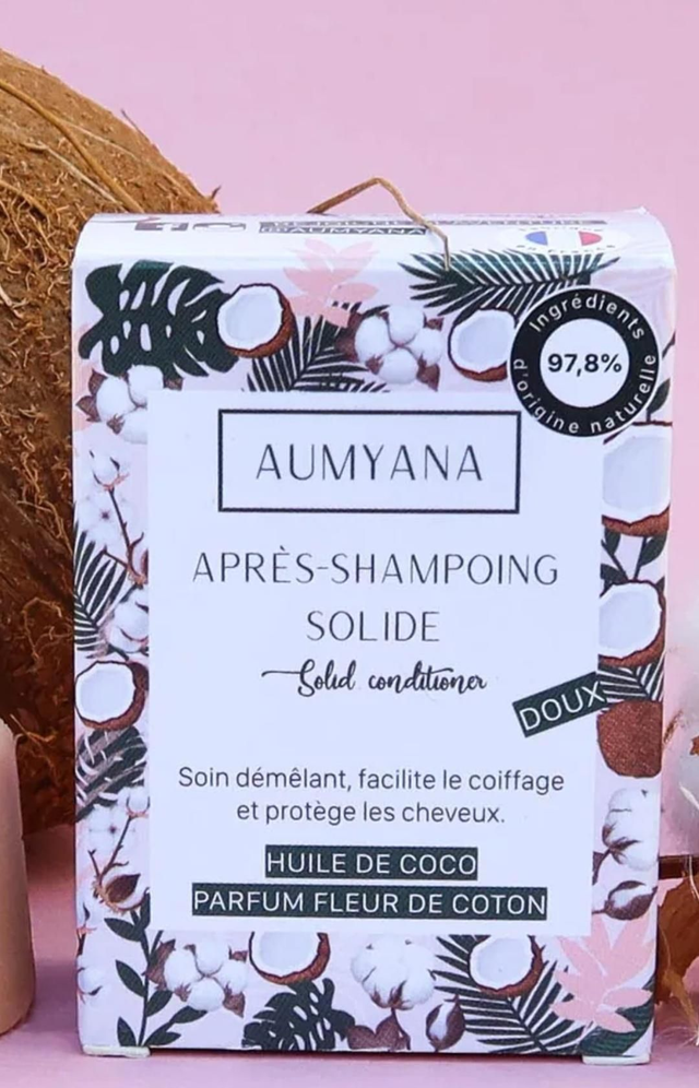 Après shampoing solide