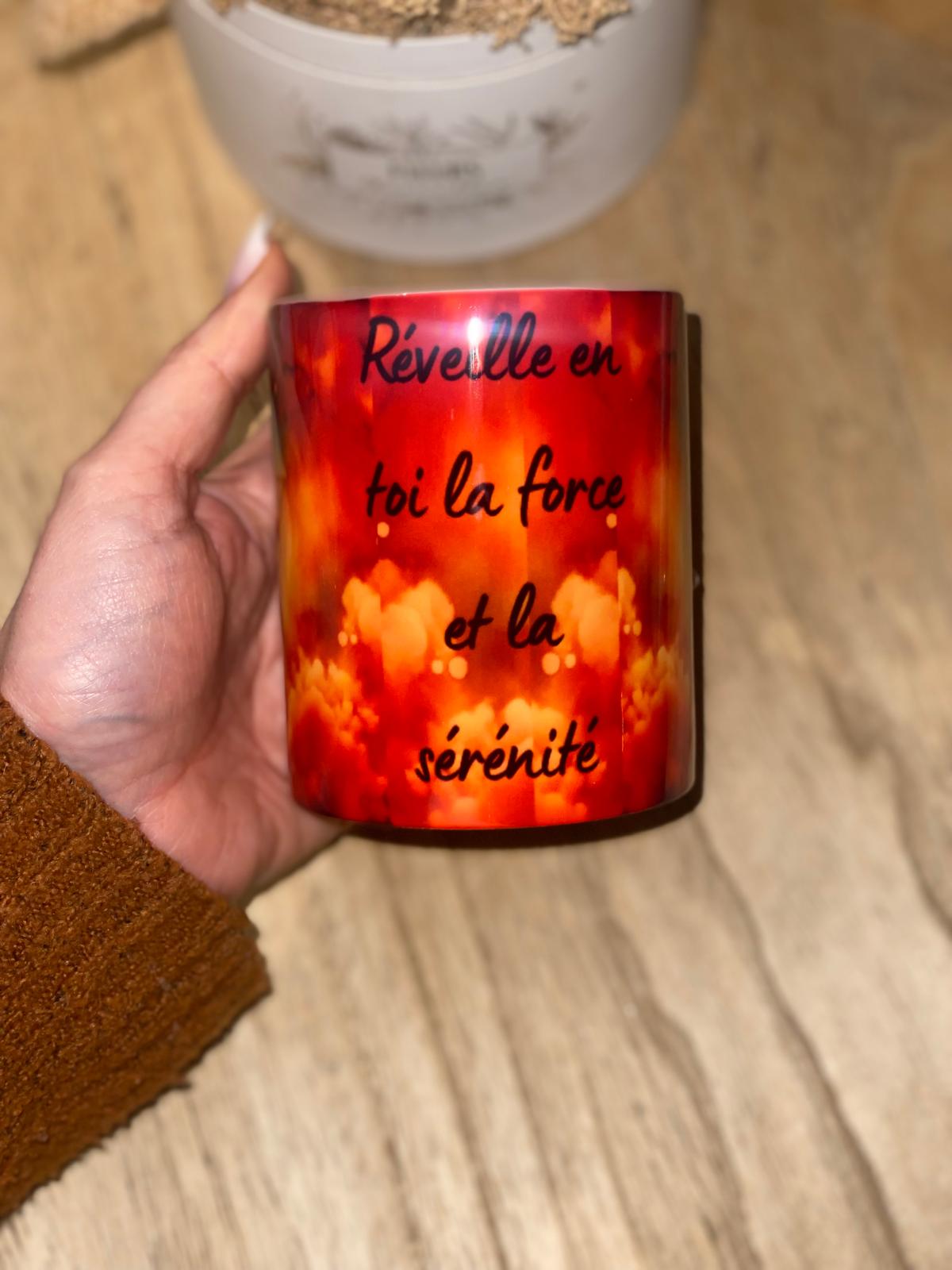 Tasse “Réveille en toi la force et la sérénité” – Image 2