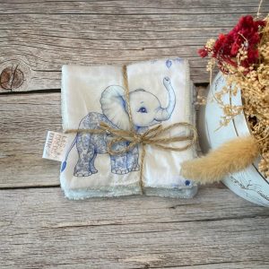 6 lingettes lavable ( 10 coloris )
