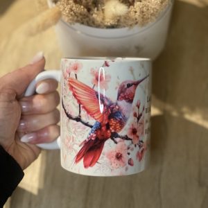 Tasse “Laisse la beauté du monde te réveiller”